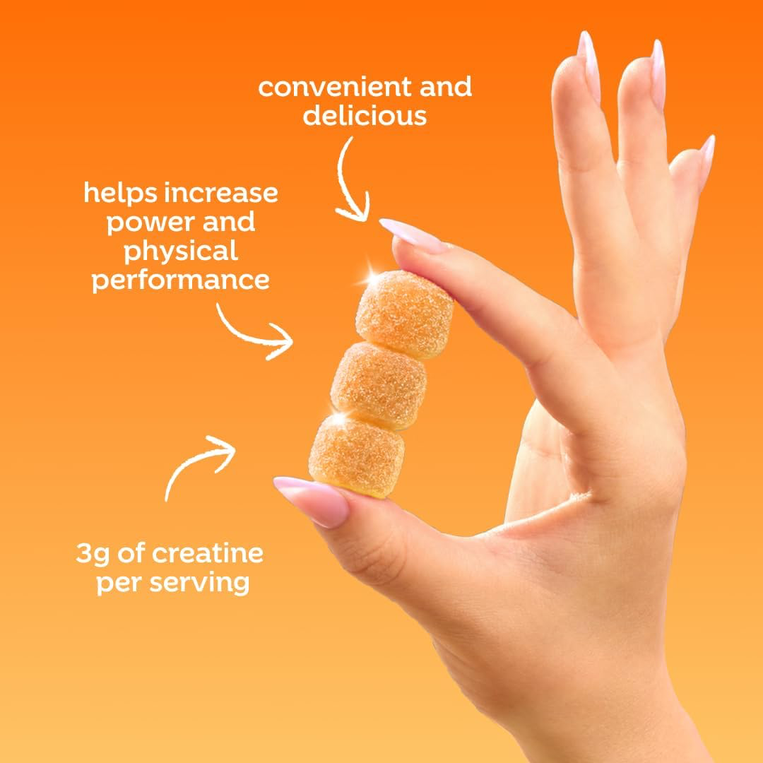 Bloom Creatine Gummies 90 Gummies Orange