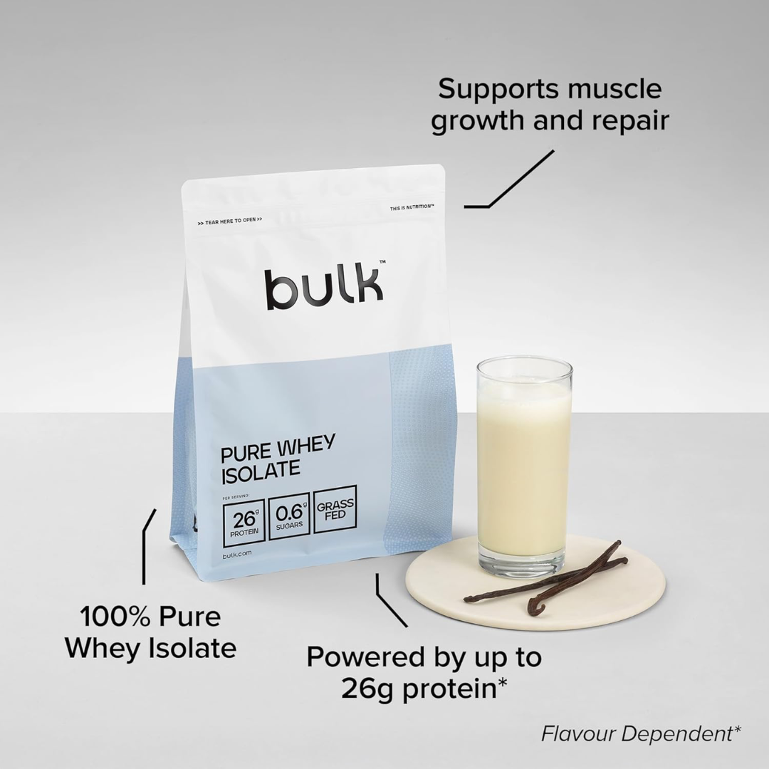 Bulk Pure Whey Isolate 1.8kg Strawberry