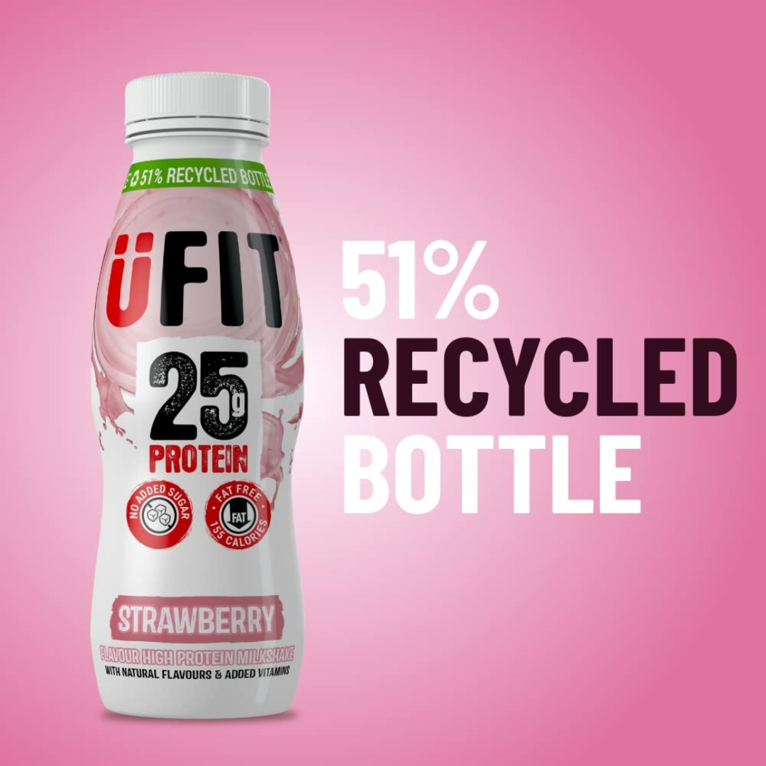 UFIT Protein RTD 10x330ml Strawberry