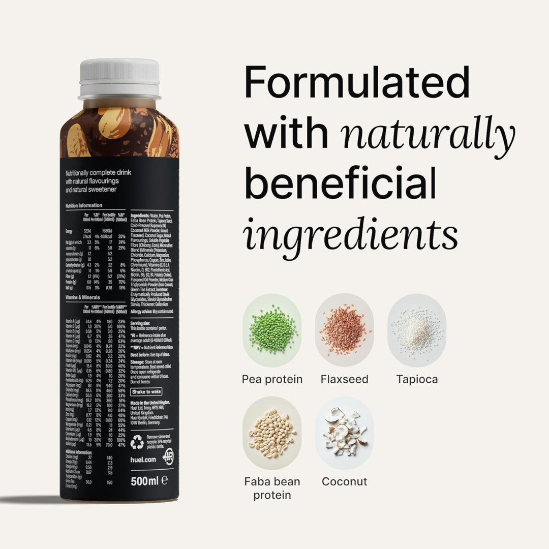 Huel Ready-to Drink Black Edition 8x500ml - Chocolate Peanut Butter