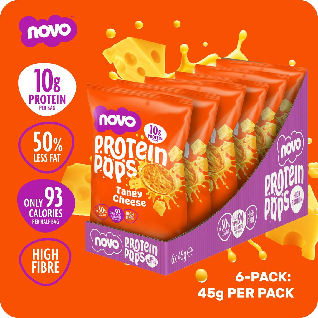 Novo Nutrition Novo Protein Pops 6x45g Tangy Cheese