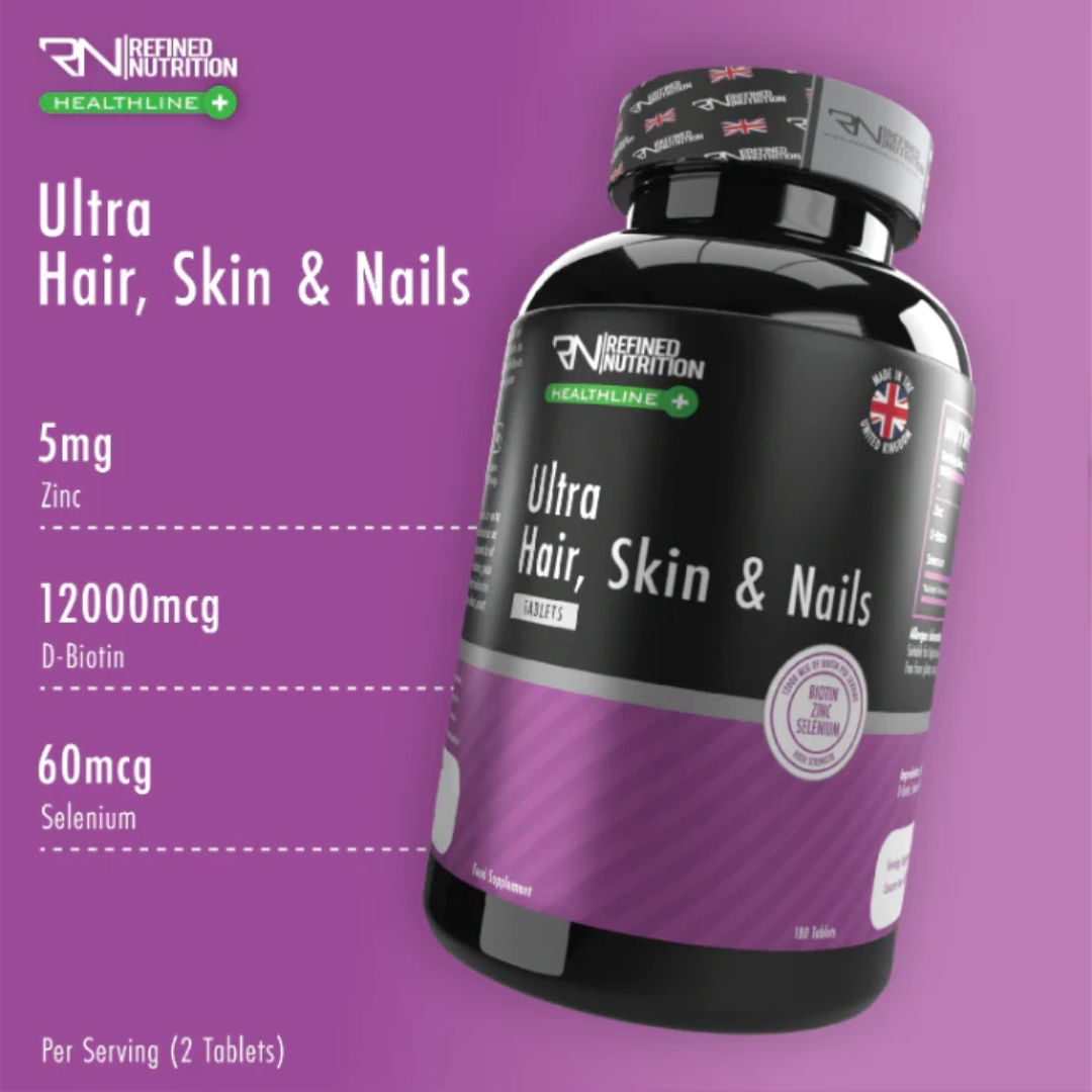Refined Nutrition Ultra Hair, Skin & Nails 180 Tabs