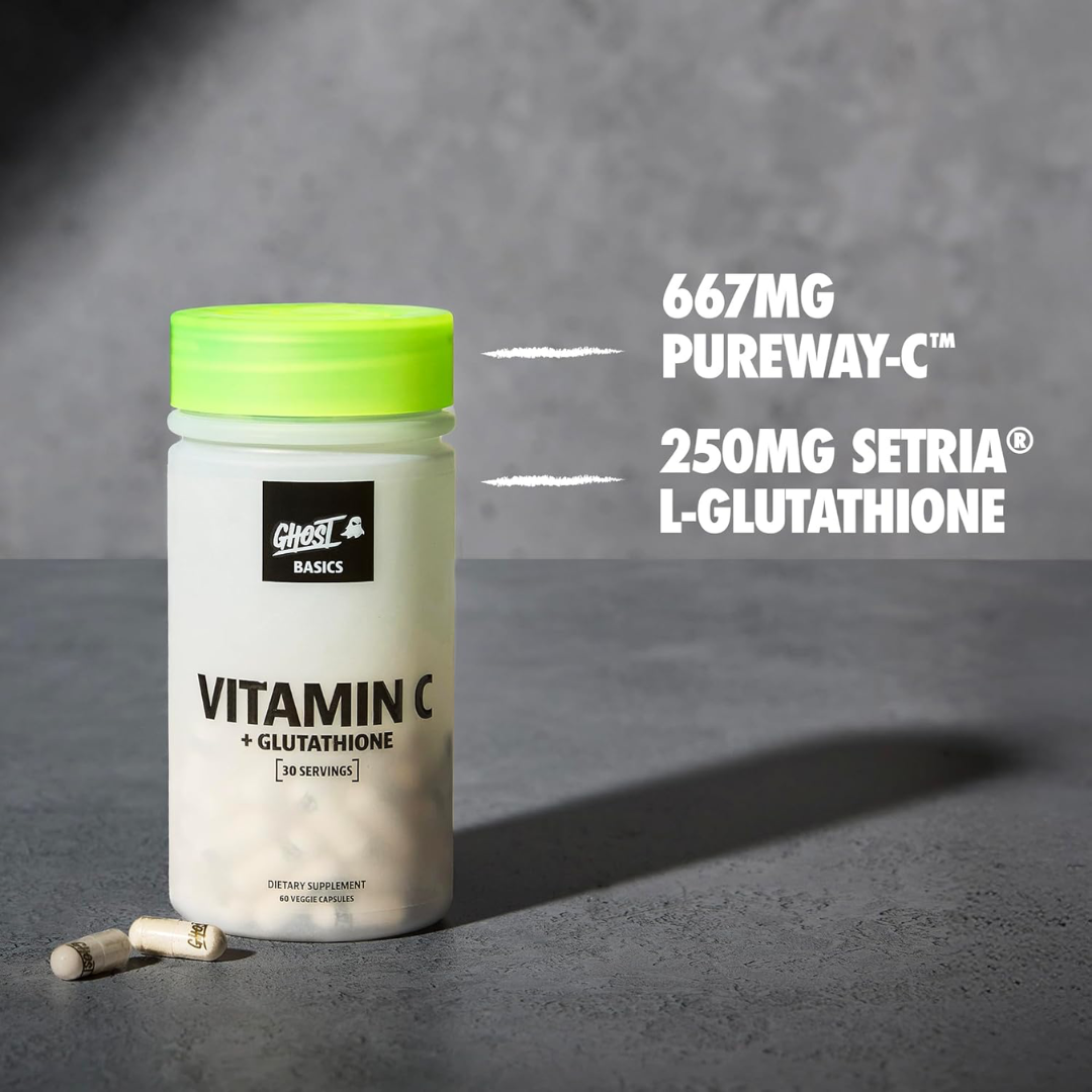 Ghost Basics Vitamin C and Glutathione 60 Caps Unflavoured