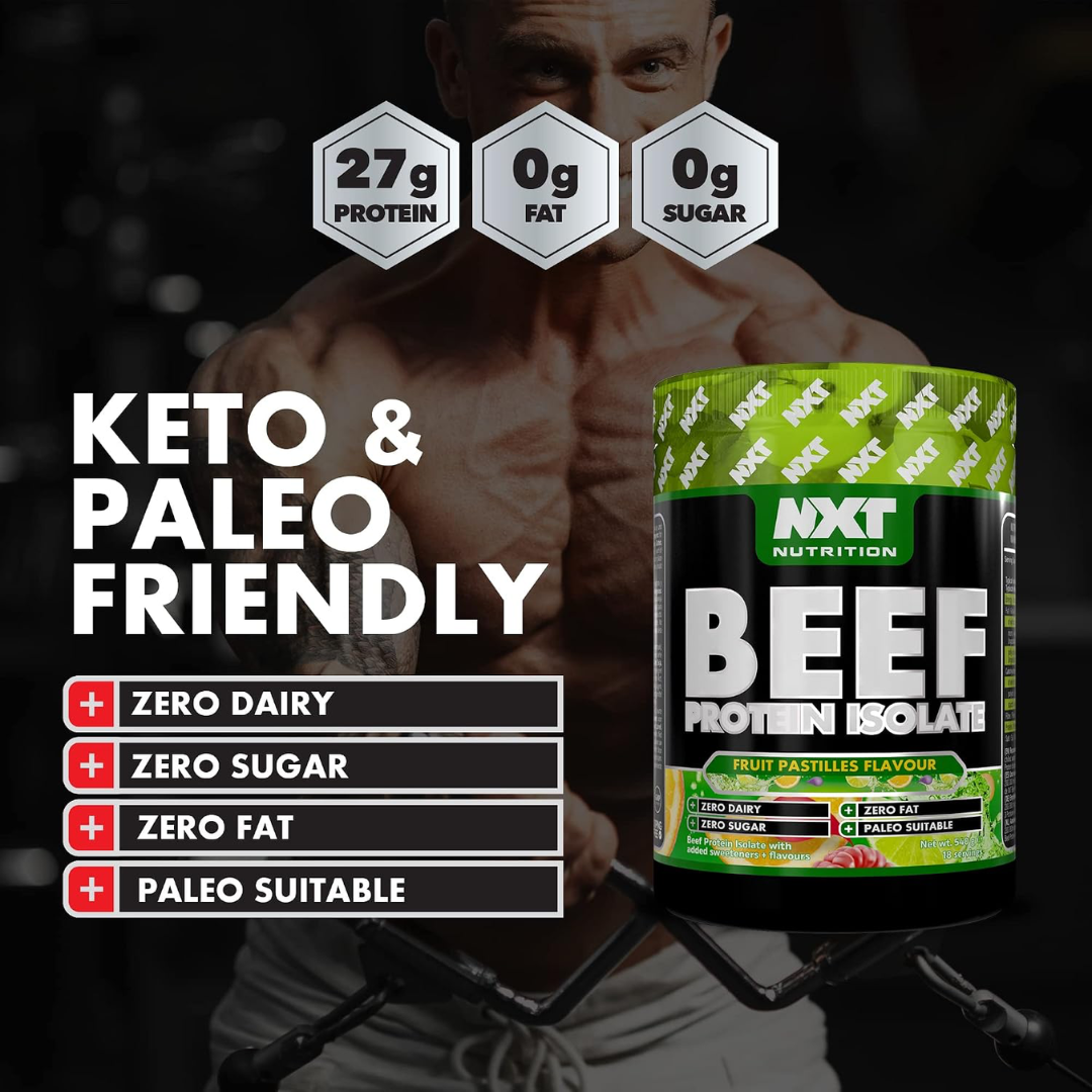 NXT Nutrition Beef Protein Isolate 540g Fruit Pastilles