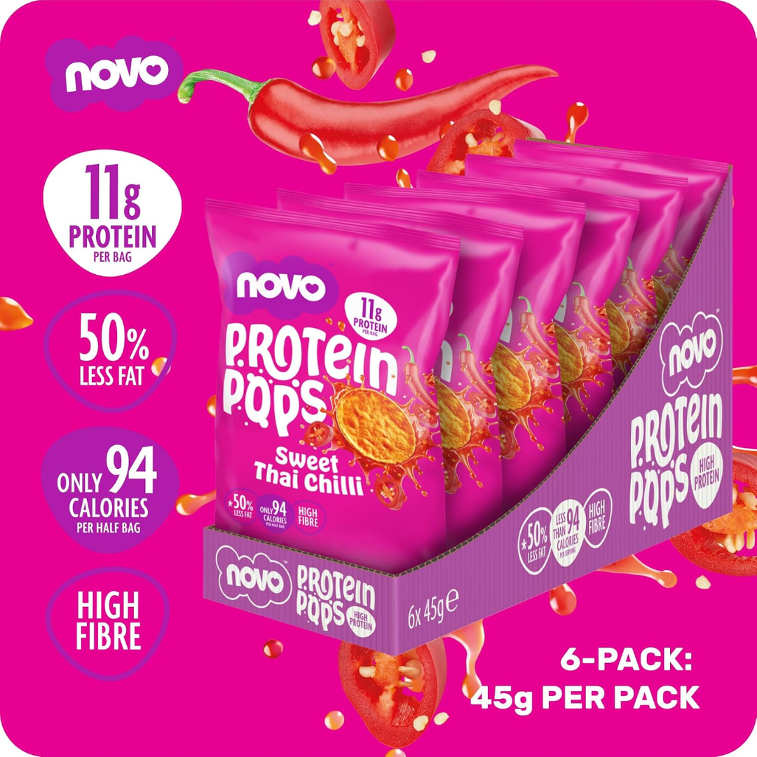 Novo Nutrition Novo Protein Pops 6x45g Sweet Chilli