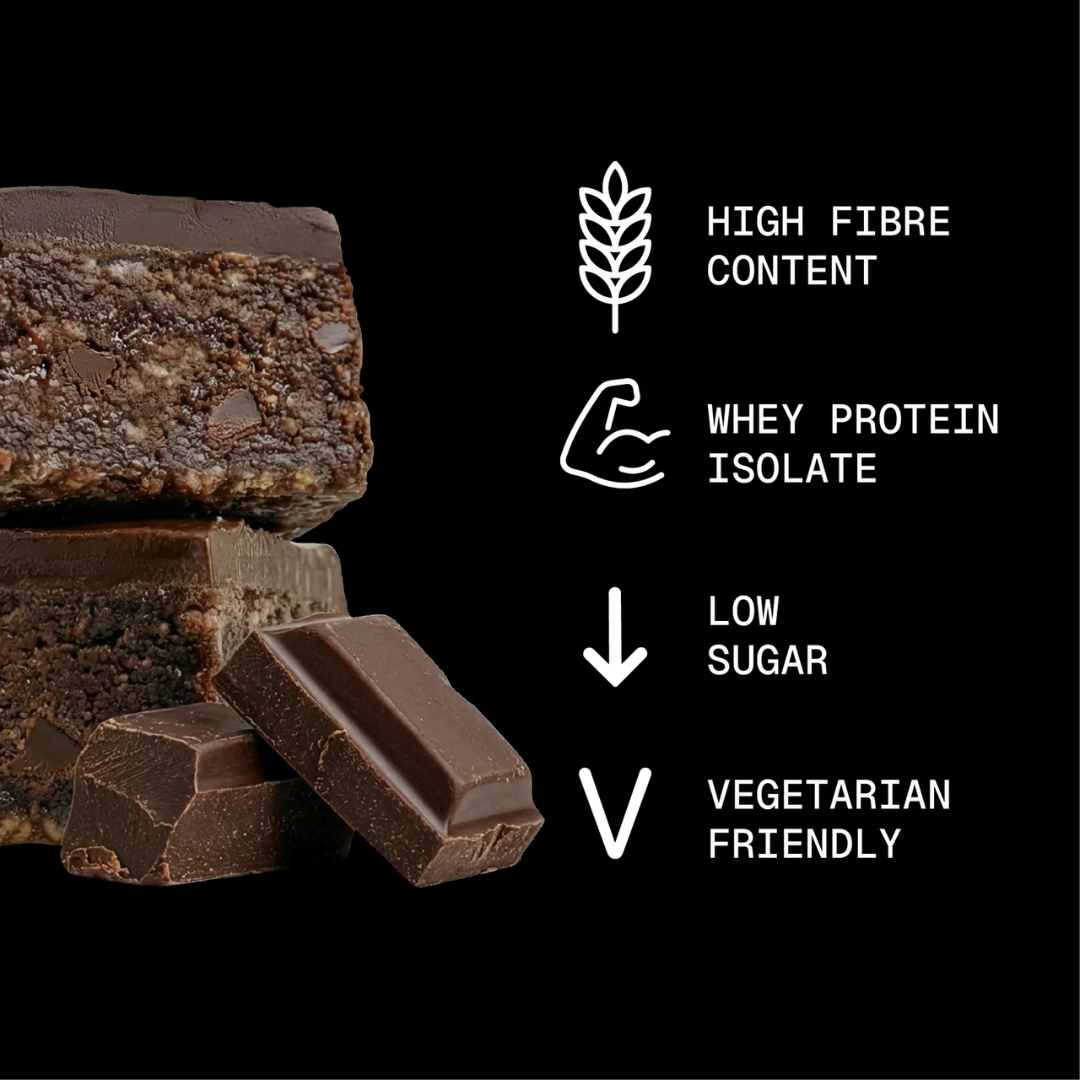 Sugar'd Out Protein + Fibre Oat Bar 15x62g Choc Brownie
