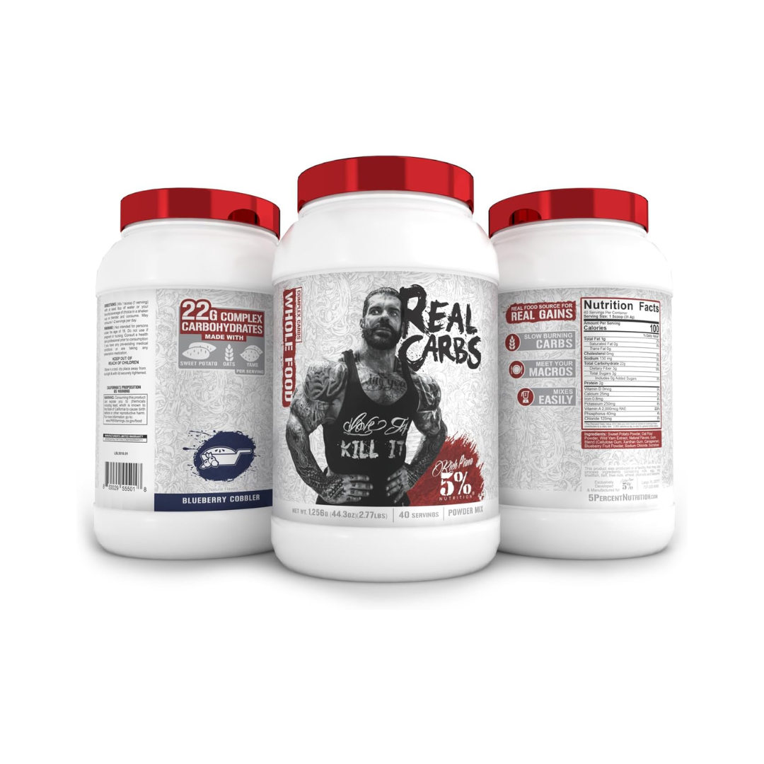 Rich Piana 5% Nutrition Real Carbs 1284g Blueberry Cobbler