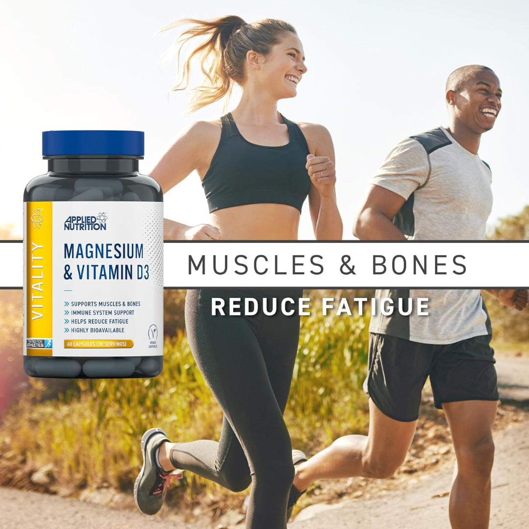 Applied Nutrition VITALITY Magnesium + D3 60 Caps