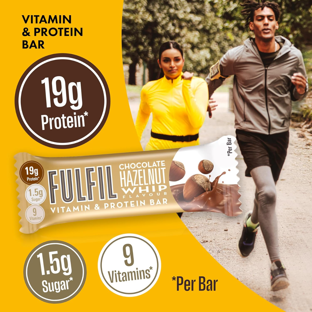 Fulfil Nutrition Vitamin & Protein Bar 15x55g Hazelnut Whip