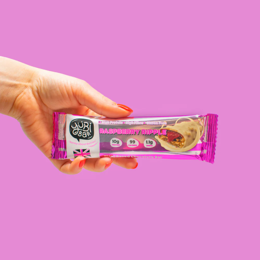 YuBi Bar Protein Bar 12x35g Raspberry Ripple