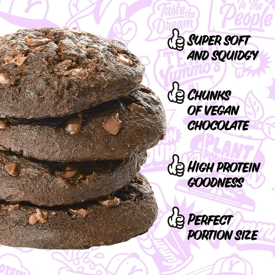 Yummo's Dough Dreamer! Vegan Protein Cookie 12x50g Double Choc Chip