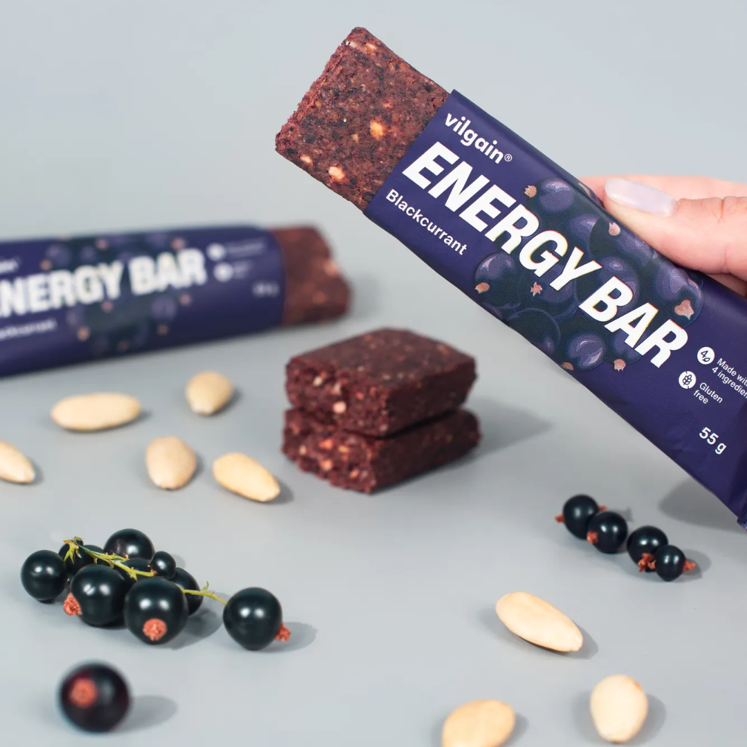 Vilgain Energy Bar 12x55g Blackcurrant