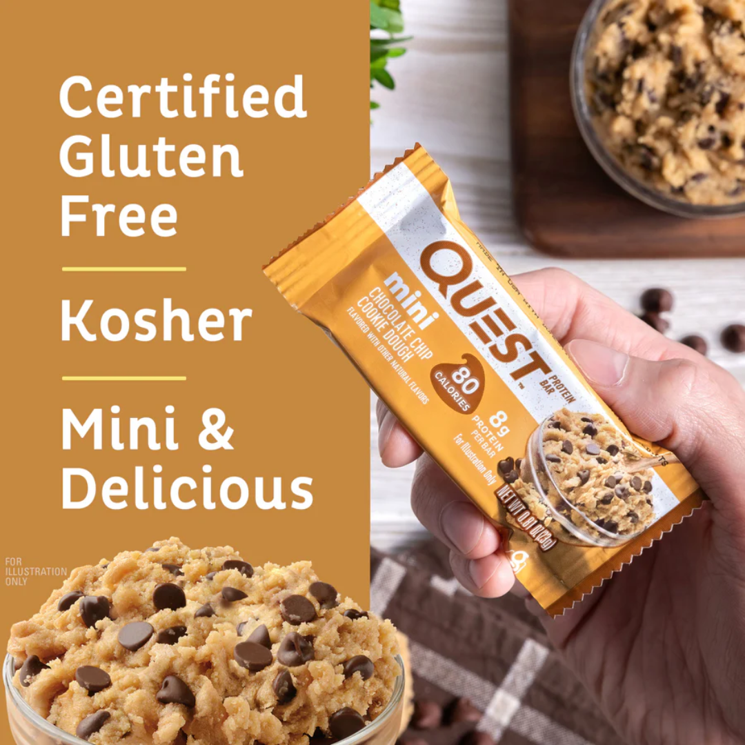 Quest Nutrition Mini Protein Bar 8x32g Chocolate Chip Cookie Dough