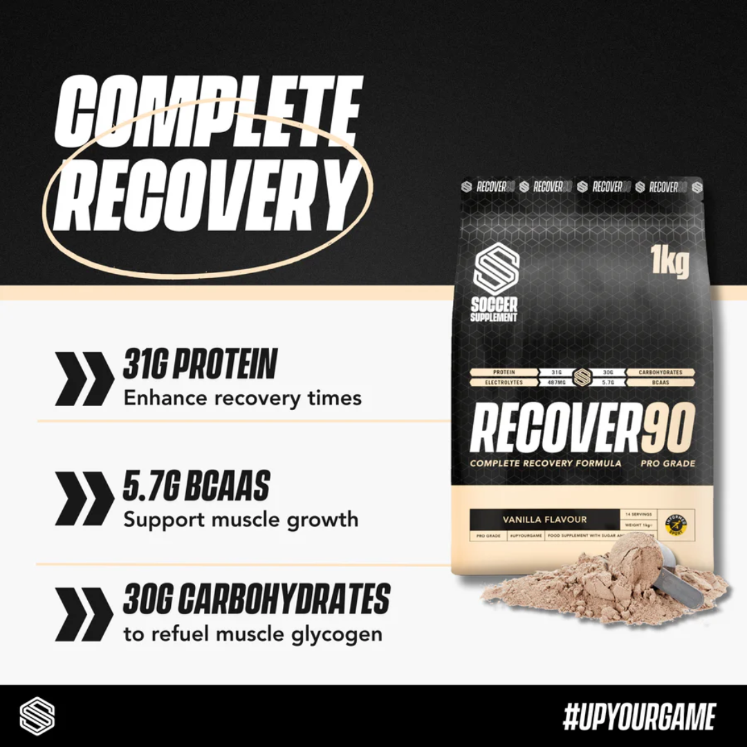 Soccer Supplement Recover90 1kg Vanilla