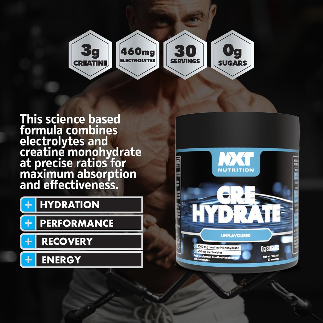 NXT Nutrition CRE Hydrate 360g Unflavoured