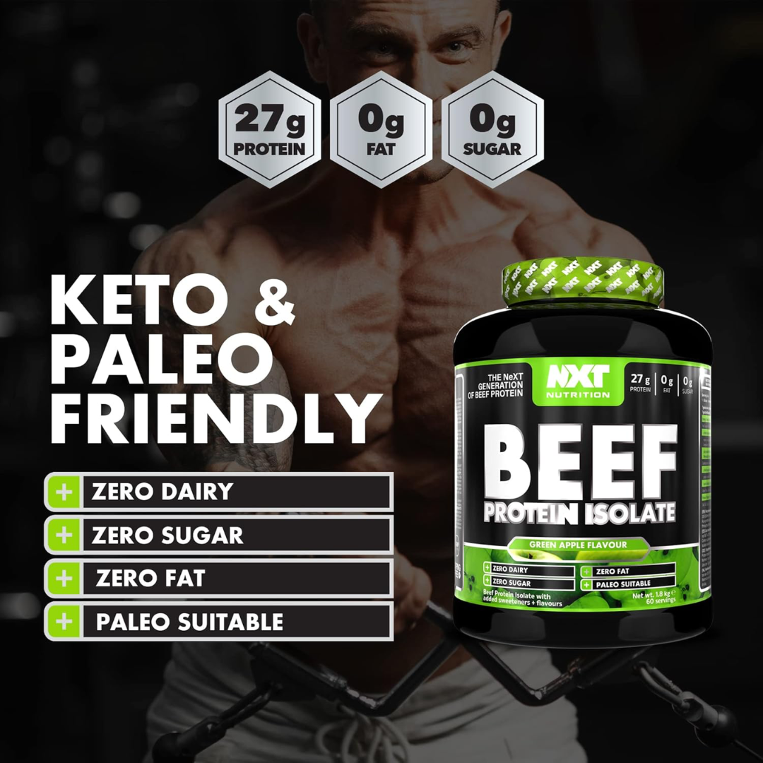 NXT Nutrition Beef Protein Isolate 1.8kg Apple