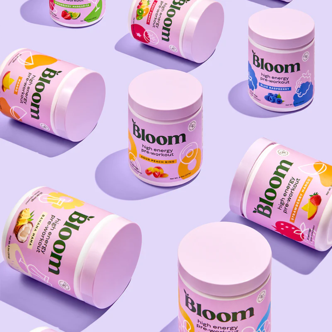 Bloom Pre-Workout 180g Raspberry Lemonade