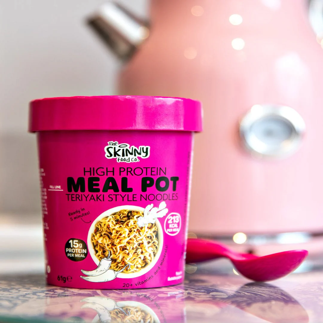 The Skinny Food Co High Protein Mealpots 12x62g Teriyaki