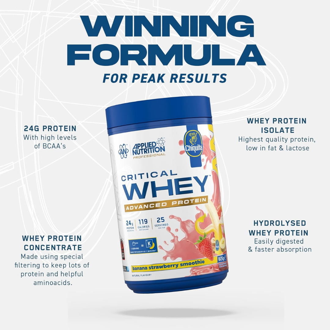 Applied Nutrition Critical Whey 825g Strawberry