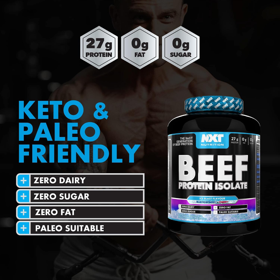 NXT Nutrition Beef Protein Isolate 1.8kg Ice Blast