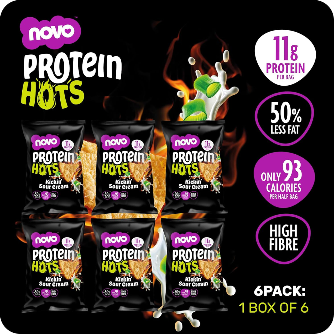 Novo Nutrition Novo Protein Hots 6x45g Kickin' Sour Cream