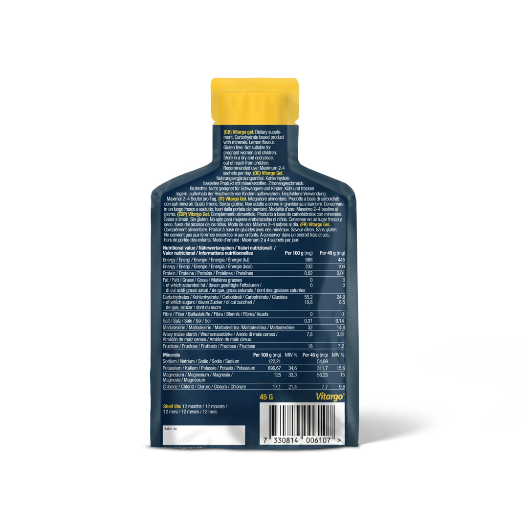 Vitargo Gel 24x45g Lemon