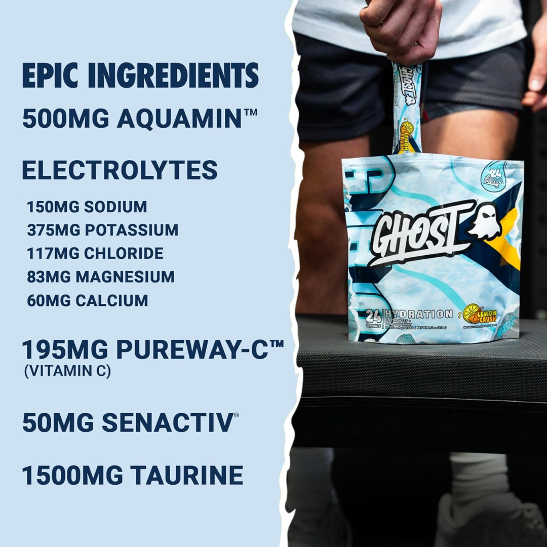 Ghost Hydration Sticks 216g Lemon Crush