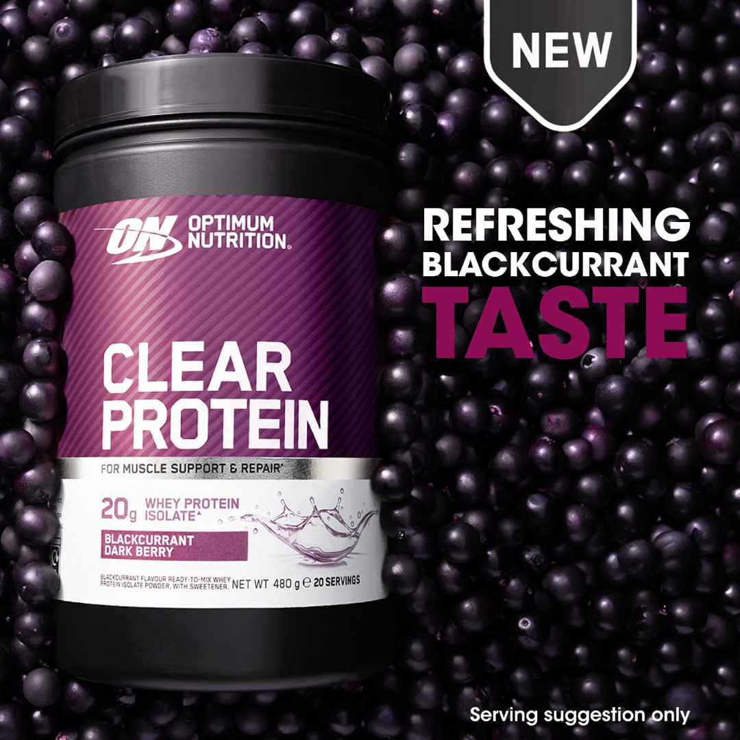 Optimum Nutrition Clear Whey Protein 240g Blackcurrant Dark Berry