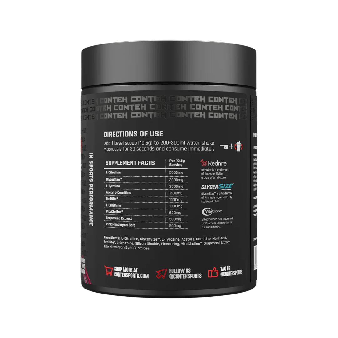 Conteh Sports Mega Pump 400g Raspberry Twist