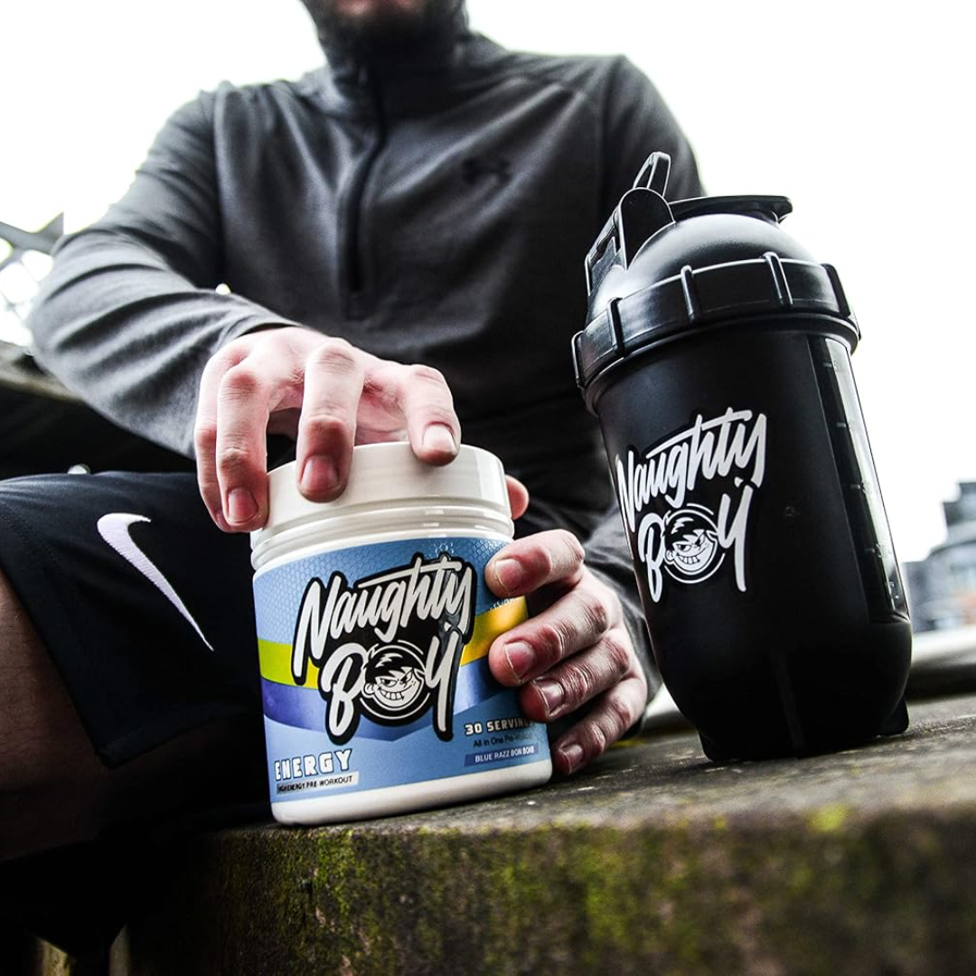 Naughty Boy Energy 390g Blue Raspberry Bon Bon