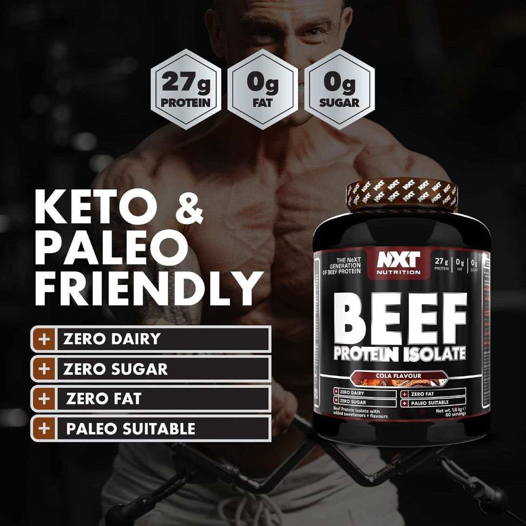 NXT Nutrition Beef Protein Isolate 1.8kg Cola