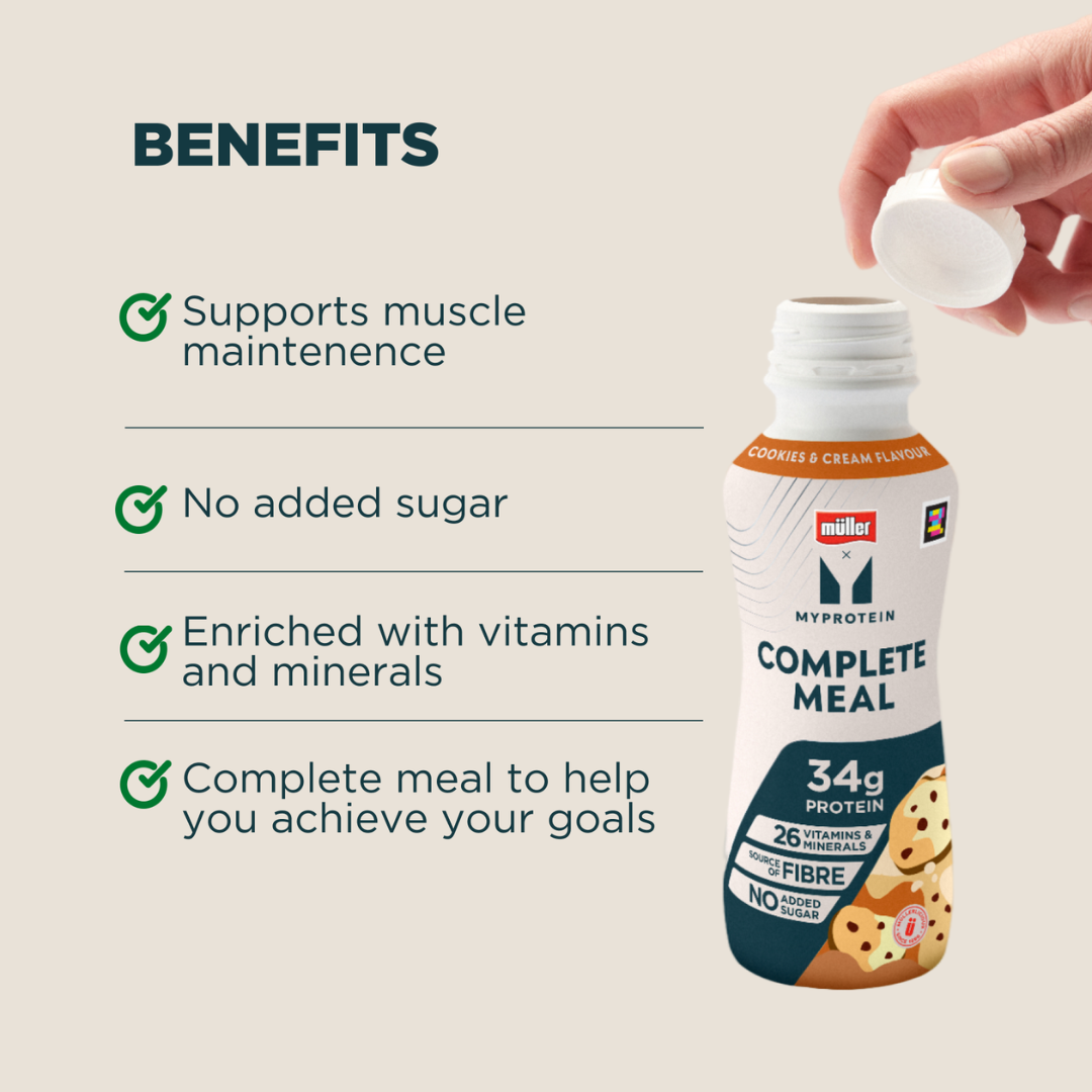 MyProtein x Muller Complete Meal Drink 6x500ml Cookies & Cream