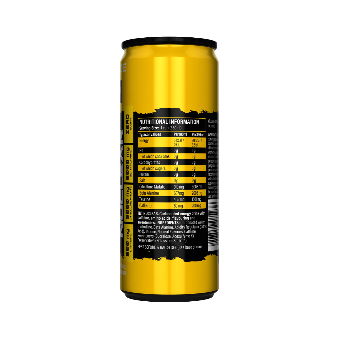 NXT Nutrition TNT Nuclear 12x330ml Lemonade