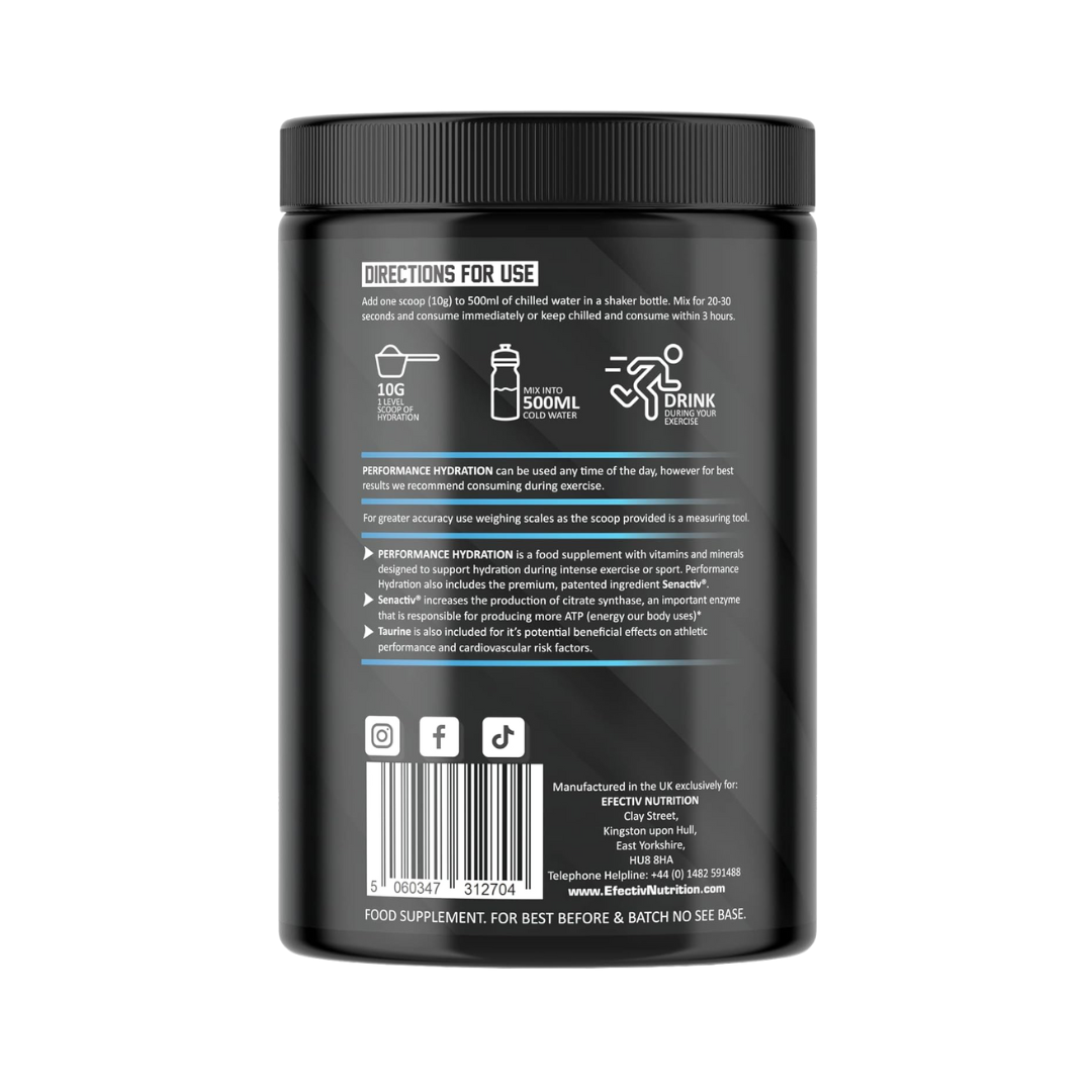 Efectiv Nutrition Performance Hydration 600g Strawberry Kiwi