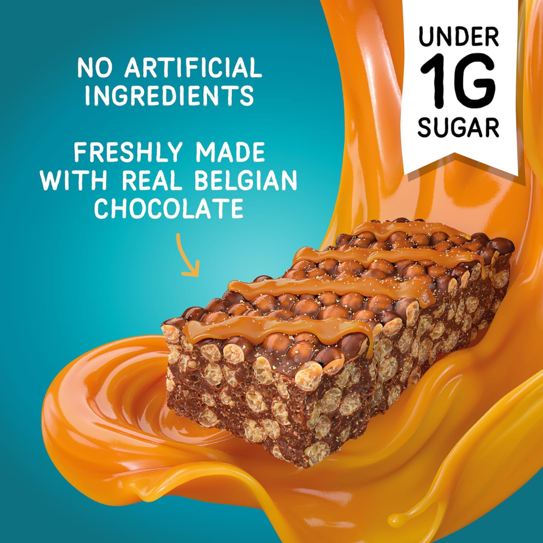 Fitbakes Crunch Bar 12x19g Salted Caramel
