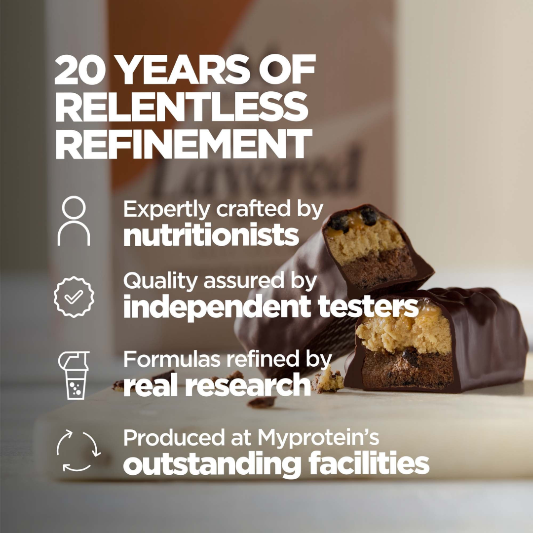 MyProtein x Hotel Chocolat Layered Protein Bar 6x60g Salted Caramel