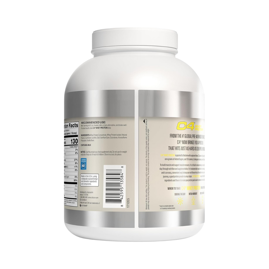 Cellucor C4 Whey Protein 46 Servings - Vanilla Bean