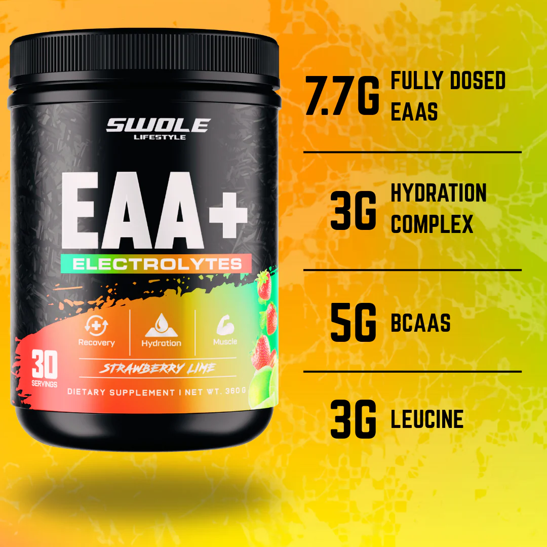 SWOLE Lifestyle EAA + Electrolytes 360g Pineapple Burst
