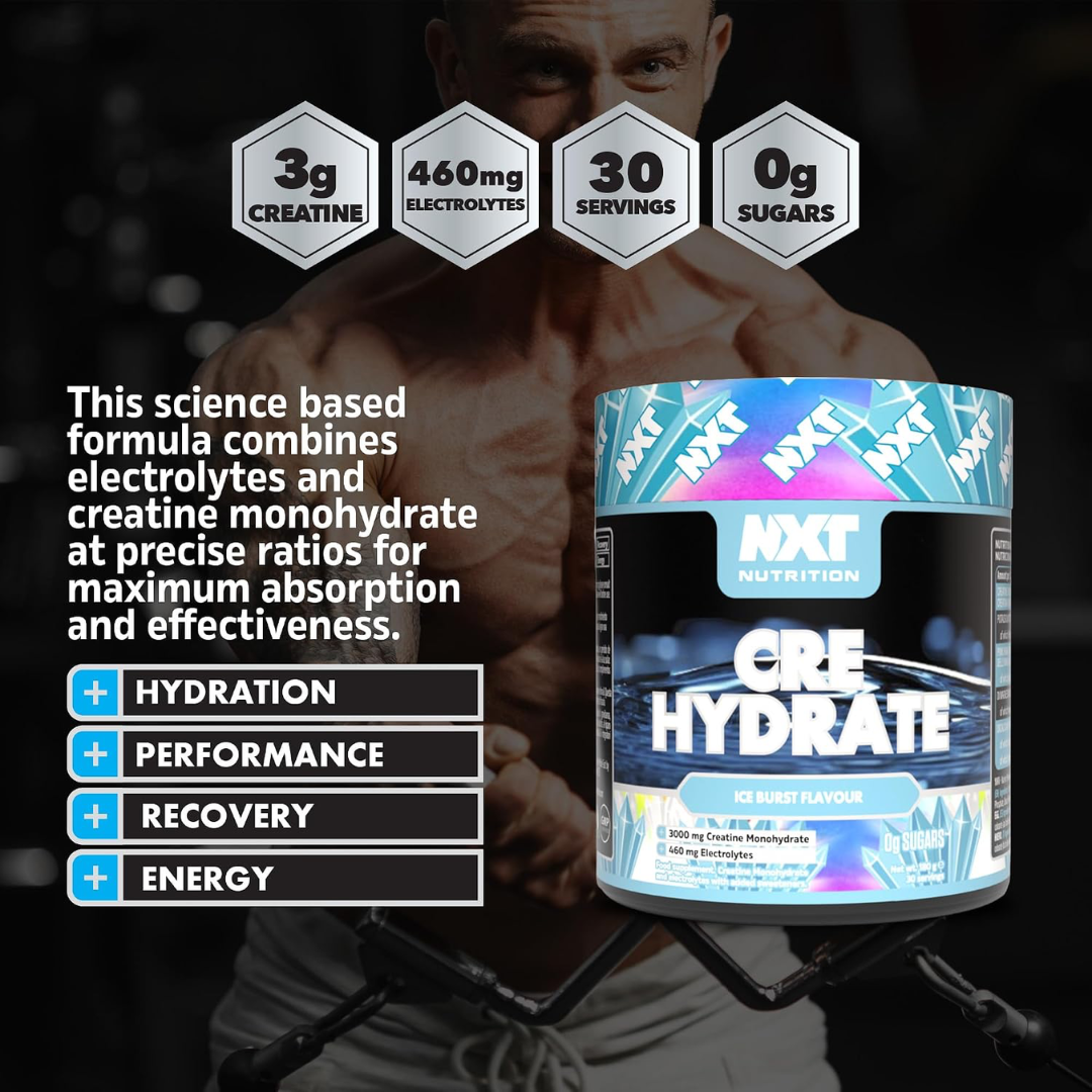 NXT Nutrition CRE Hydrate 180g Ice Burst