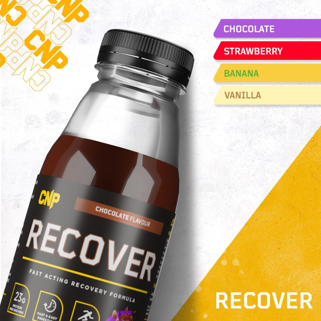 CNP Recover Shake and Take 24x80g Bottles Chocolate
