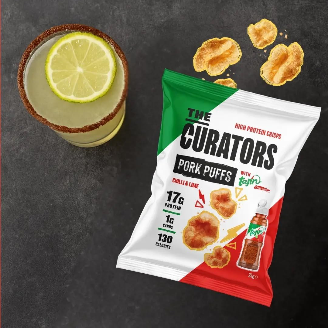 The Curators Pork Puffs 20x25g Tajin