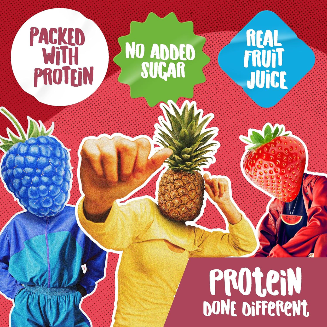 Sci-Mx Juicy Protein 12x500ml Raspberry Lychee