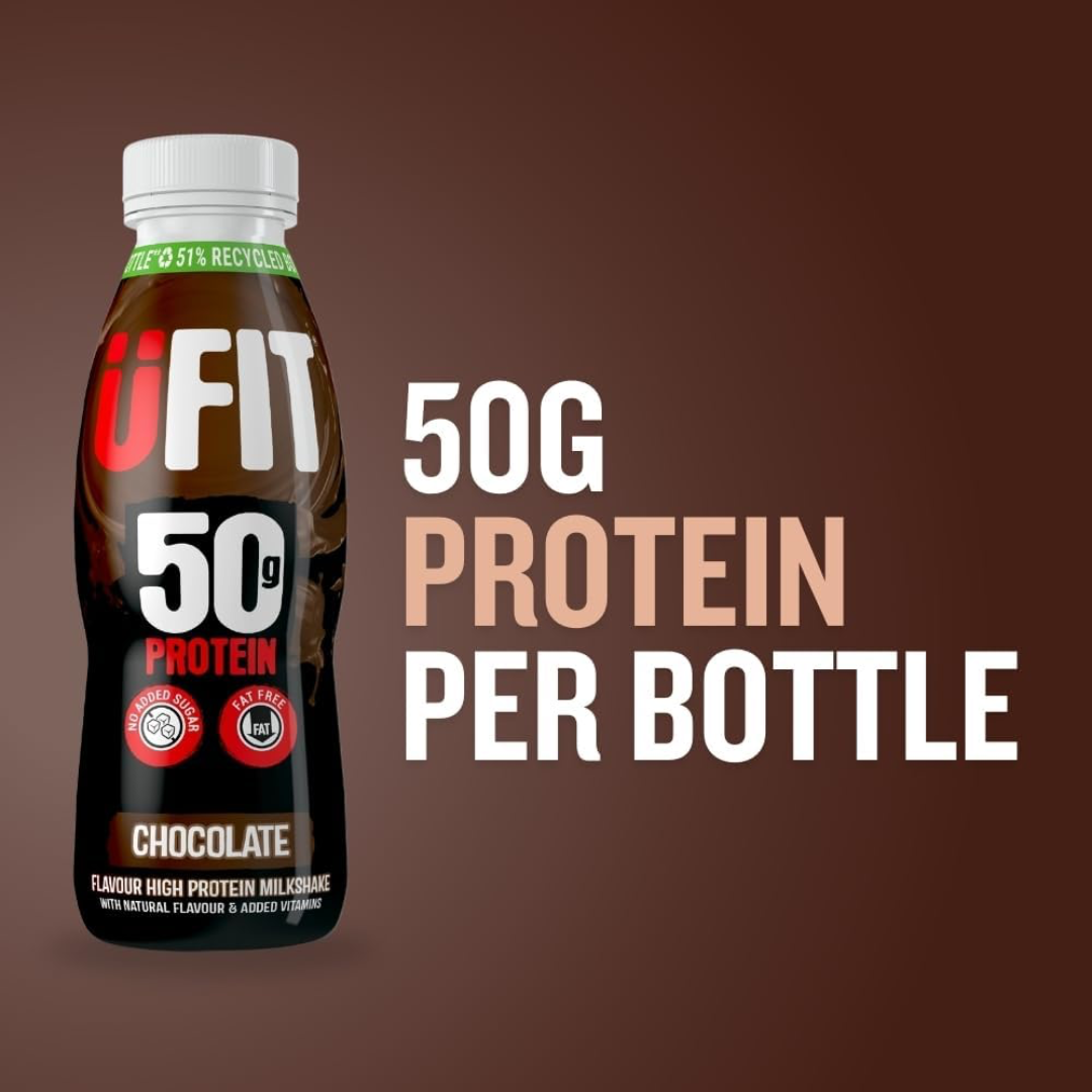 UFIT Protein RTD 8x500ml Chocolate