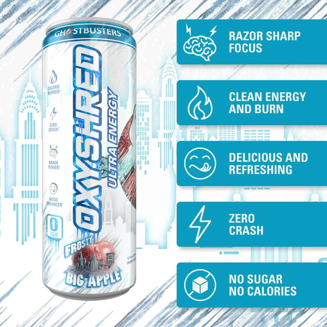 EHP Labs OxyShred Ultra Energy Drink RTD 12x355ml Cotton Candy