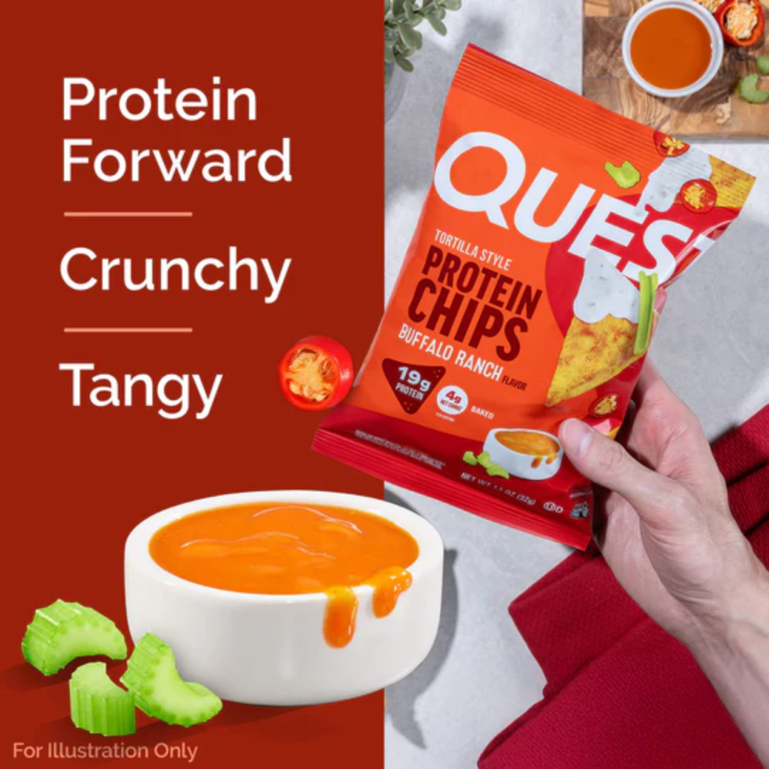 Quest Nutrition Protein Chips 8x32g Buffalo Ranch