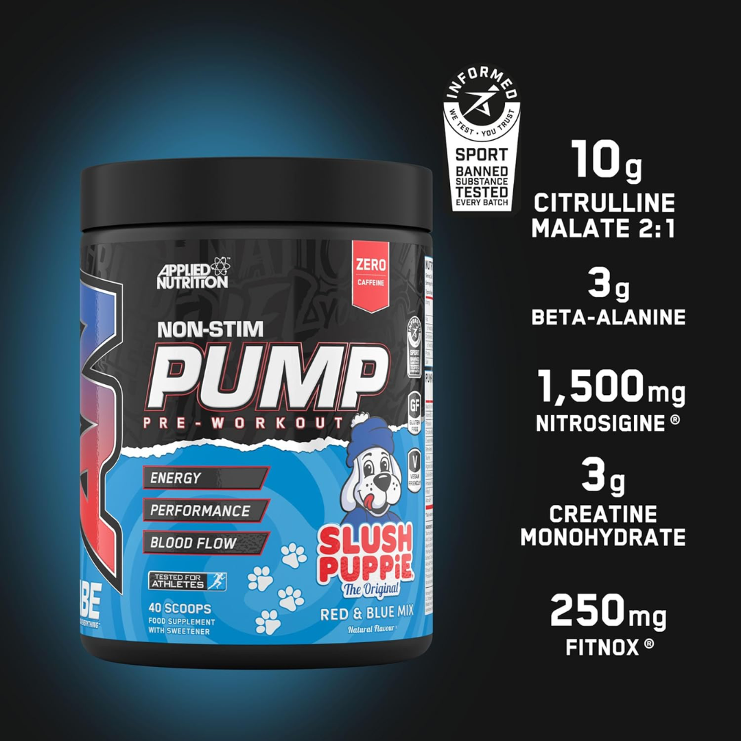 Applied Nutrition ABE (All Black Everything) PUMP Pre-Workout 500g Slush Puppie