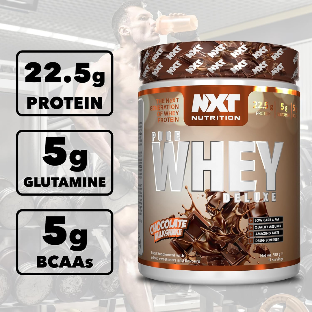 NXT Nutrition Pure Whey Deluxe 510g Minty Chocolate