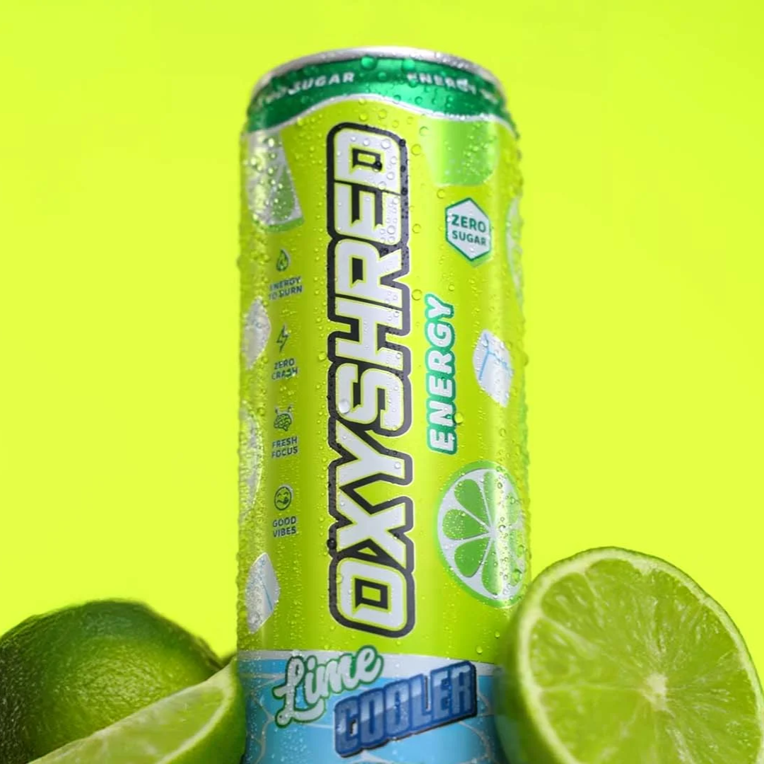 EHP Labs OxyShred Ultra Energy Drink RTD 12x355ml Lime Cooler