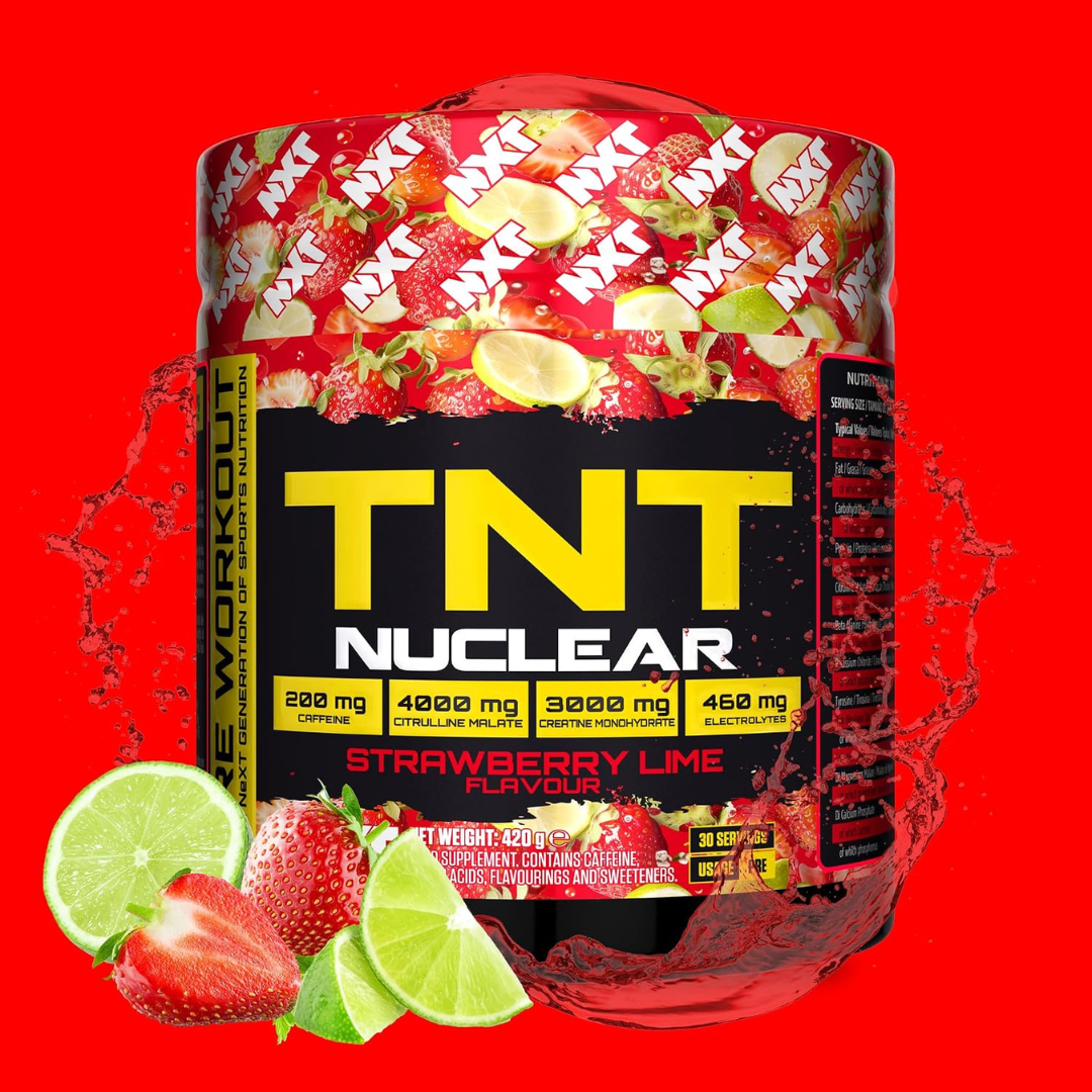 NXT Nutrition TNT Nuclear 420g Strawberry Lime Crush