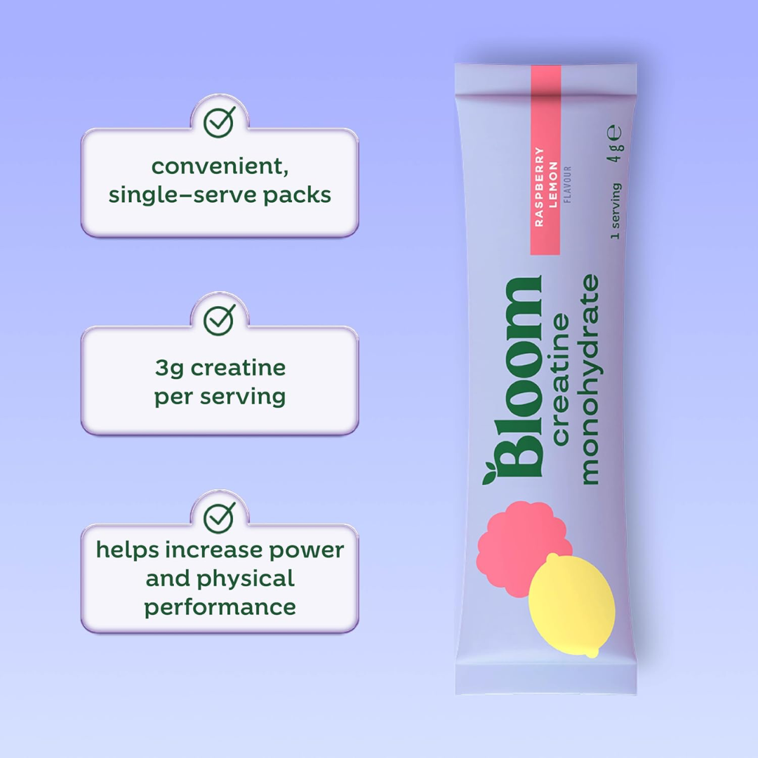 Bloom Creatine Sticks 10x3.4g Raspberry Lemon